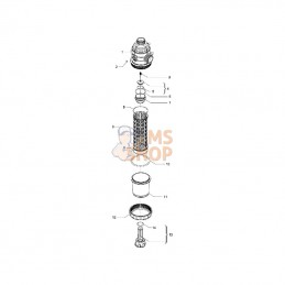 3172473; ARAG; Filtre d'asp. 2" 200-260 l/min; pièce detachée
