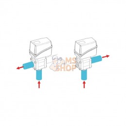 853K24A55; ARAG; Vanne électrique à boisseau sphérique 1 1/4" 3 voies; pièce detachée