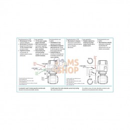 853K24A55; ARAG; Vanne électrique à boisseau sphérique 1 1/4" 3 voies; pièce detachée