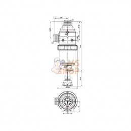 31724F3; ARAG; Filtre d'aspirat. 200-260l T7; pièce detachée