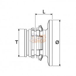 279157; ARAG; Adaptateur T5M/ 2" "Banjo"; pièce detachée