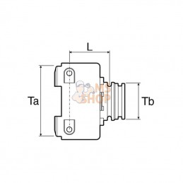 259267; ARAG; Réducteur filet mâle - femelle T6/T7; pièce detachée