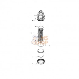 3172082; ARAG; Filtre d'asp. 2 1/2" 200-260 l/min; pièce detachée