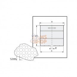006960; ARAG; Panier-filtre inox; pièce detachée
