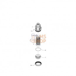 3162162; ARAG; Filtre aspiration 1 1/2"; pièce detachée