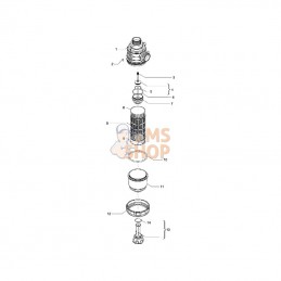3142453; ARAG; Filt. as. 1 1/4" 100-160 l/min; pièce detachée