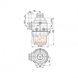 3142053; ARAG; Filt. as. 1 1/4" 100-160 l/min; pièce detachée