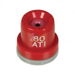 ATI8004; ALBUZ; Buse à injection d'air à cône creux&lt;br/&gt; ATI 80° 4 rouge céramique Albuz; pièce detachée