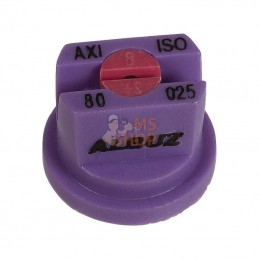 AXI80025; ALBUZ; Buse à jet plat AXI 80° 025 violet céramique Albuz; pièce detachée