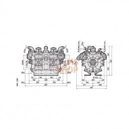 16275AR; ANNOVI REVERBERI; AR 500 bp Twin AP C/C BlueFlex; pièce detachée