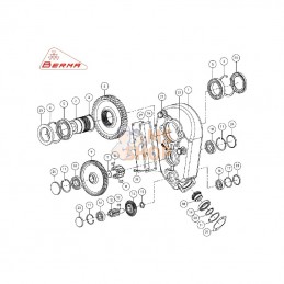 RT8996; BERMA; Pignon Z=54; pièce detachée