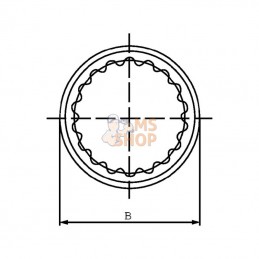 MA14; BORELLI; Accouplement; pièce detachée