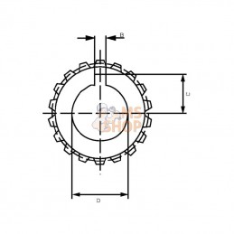 MO1012; BORELLI; Accouplement; pièce detachée