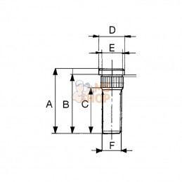 0329601161; BPW; Boulon de roue; pièce detachée