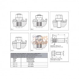 0252140682; BPW; Écrou de roue M12x1.50 acier BPW; pièce detachée