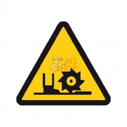 WB250254; BRADY; Autocollant Avertissement 50mm; pièce detachée