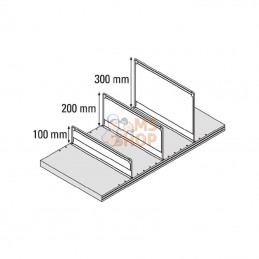 FTB41M; BITO; Séparateurs en tôle d'acier 40x10cm; pièce detachée