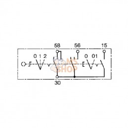 0342106004; BOSCH; Commutateur de contact; pièce detachée