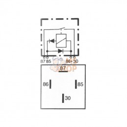 0332019103; BOSCH; Relais de démarrage Bosch; pièce detachée