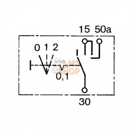 0342309008; BOSCH; Commutateur de contact Bosch; pièce detachée