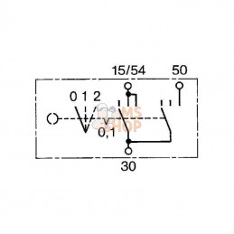 0342311004; BOSCH; Commutateur de contact Bosch; pièce detachée