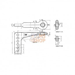 30000113; BERNHOFER GESENKSCHMIEDE; Anneau de traction en équerre; pièce detachée