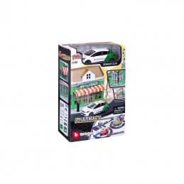 BB1831511; BBURAGO; Pharmacie municipale avec 1 voiture 1:43; pièce detachée