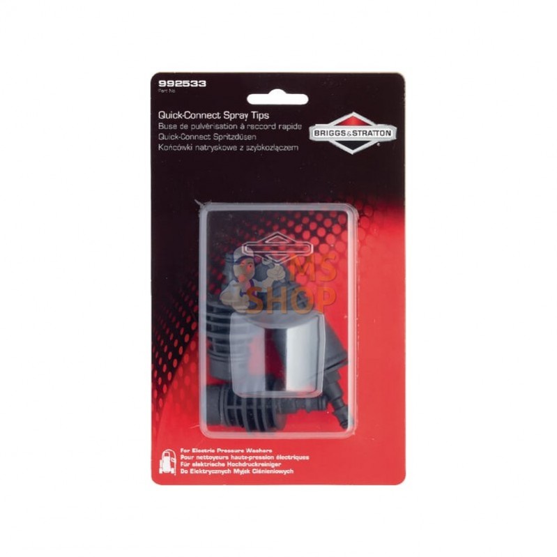 992533; BRIGGS & STRATTON; Buse de pulvérisation à raccord rapide; pièce detachée 992533; BRIGGS & STRATTON; Buse de pulvérisation à raccord rapide; pièce detachée