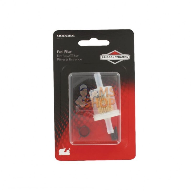 992354; BRIGGS & STRATTON; Filtre de carburant 1 x 691035; pièce detachée 992354; BRIGGS & STRATTON; Filtre de carburant 1 x 691035; pièce detachée