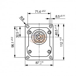 0510525074; BOSCH REXROTH; Pompe engrenages AZPF-12-011-R; pièce detachée