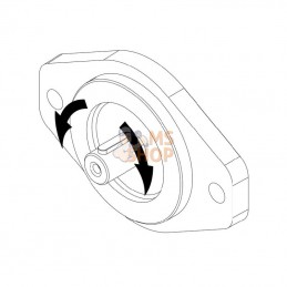 A10CO45DFR152R9; BOSCH REXROTH; Pompe à piston SDF 04432500/10; pièce detachée