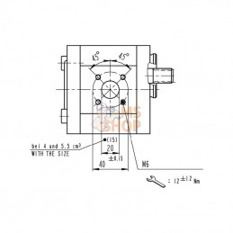 0510515027; BOSCH REXROTH; Pompe hydraulique AZPF-12-014RFP20PB Bosch Rexroth; pièce detachée