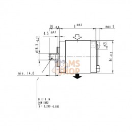 0510515027; BOSCH REXROTH; Pompe hydraulique AZPF-12-014RFP20PB Bosch Rexroth; pièce detachée