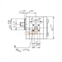 0510515027; BOSCH REXROTH; Pompe hydraulique AZPF-12-014RFP20PB Bosch Rexroth; pièce detachée