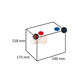 FPG12100; AUTRE MARQUE; Batterie GEL 12 V 100 Ah; pièce detachée