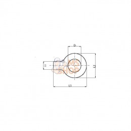 UNLP745; AUTRE MARQUE; Tôle de sécurité; pièce detachée UNLP745; AUTRE MARQUE; Tôle de sécurité; pièce detachée