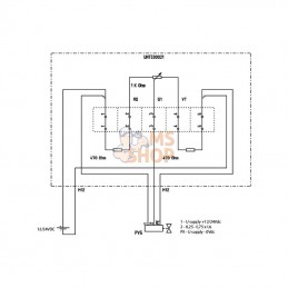 UNTE00021; AUTRE MARQUE; Potentiomètre pour PVE Aimant; pièce detachée