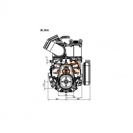 KPSB550PRA100; BATTIONI PAGANI; Poulie de pompe à vide 15270 l/min avec lubrification automatique et Ballast B.P.; pièce detaché