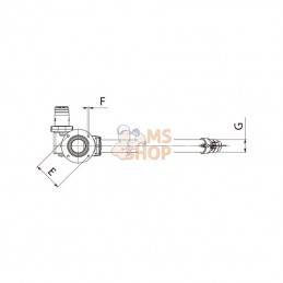 6100300027; BATTIONI PAGANI; Pistolet pivotant 4" hydr.     ; pièce detachée