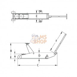 A10TC; COMPAC; Cric pneumatique 10t; pièce detachée