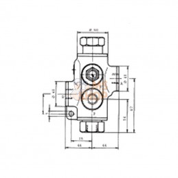 MTCA2VDM08; BUCHER; Régulateur de débit 3 voies 0-65l/min; pièce detachée