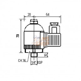 K77; FOX; Limiteur de pression FOX K77; pièce detachée