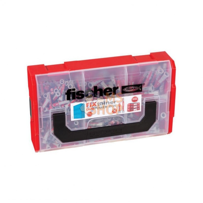 541105FIS; FISCHER; Jeu de prise, Duopower FIXtainer SL 210pcs; pièce detachée 541105FIS; FISCHER; Jeu de prise, Duopower FIXtainer SL 210pcs; pièce detachée