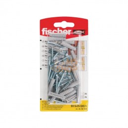 SX525GKSK; FISCHER; SX Cheville + Bois Vis 25x; pièce detachée