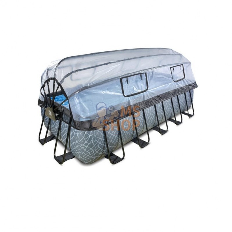 30475300EX; EXIT; Piscine hors-sol 540x250x122cm (filtre à sable 12v) gris pierre + dôme; pièce detachée 30475300EX; EXIT; Piscine hors-sol 540x250x122cm (filtre à sable 12v) gris pierre + dôme; pièce detachée