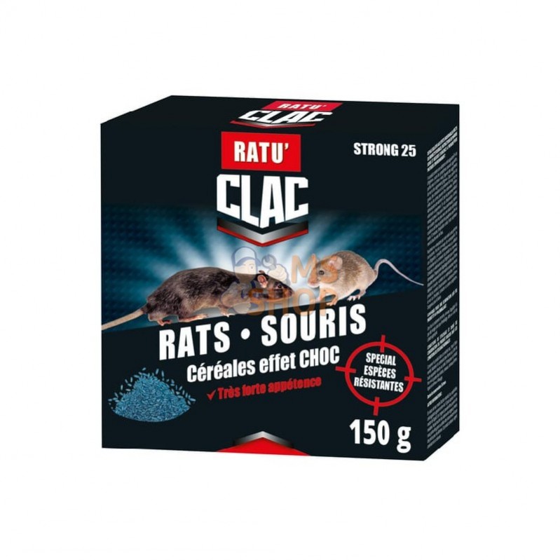 RDBRD65001; CLAC; Raticide en grain au bro. 150gr; pièce detachée