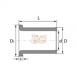 BB12142015PTFE; GLT/LHG; Coussinet de palier; pièce detachée