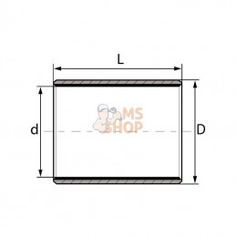 ZB758040BDA; GLT/LHG; Bague de palier lisse; pièce detachée