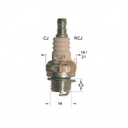 CJ8; CHAMPION; Bougie Champion; pièce detachée