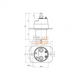 LA530010; ELECTRO MECANICA CORMAR; Coupe batterie électromagnétique; pièce detachée